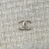 CHANEL COCOMARK SLEEVELESS TWEED TOPS WHITE WOOL 38 P44 RTW 90288043 - PURPOSE