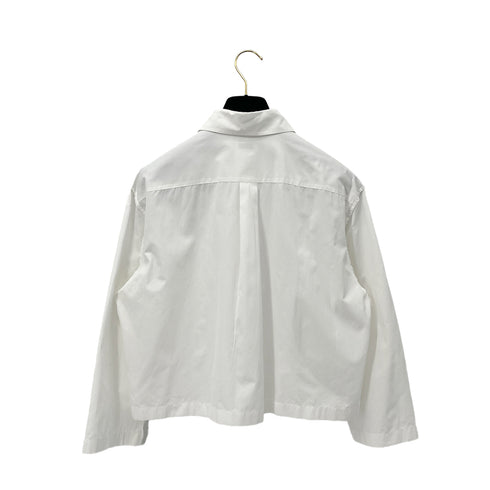 CHANEL VINTAGE COCO BUTTON SHIRT WHITE COTTON 38 99P RTW 90288048 - PURPOSE
