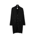 CHANEL COCO BUTTON LONG CARDIGAN BLACK CASHMERE 36 P40 RTW 90288054