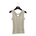 CHANEL KNIT SLEEVELESS TOPS BEIGE COTTON 38 03P RTW 90288059