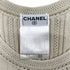 CHANEL KNIT SLEEVELESS TOPS BEIGE COTTON 38 03P RTW 90288059