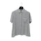 CHANEL VINTAGE COCOMARK BACK POCKET SHORT SLEEVE SHIRT GRAY RAYON 44 RTW 90288060 - PURPOSE