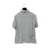 CHANEL VINTAGE COCOMARK BACK POCKET SHORT SLEEVE SHIRT GRAY RAYON 44 RTW 90288060 - PURPOSE