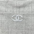 CHANEL VINTAGE COCOMARK BACK POCKET SHORT SLEEVE SHIRT GRAY RAYON 44 RTW 90288060 - PURPOSE