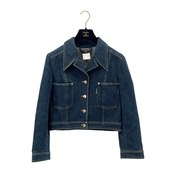 CHANEL VINTAGE DENIM JACKET BLUE RTW 90288061