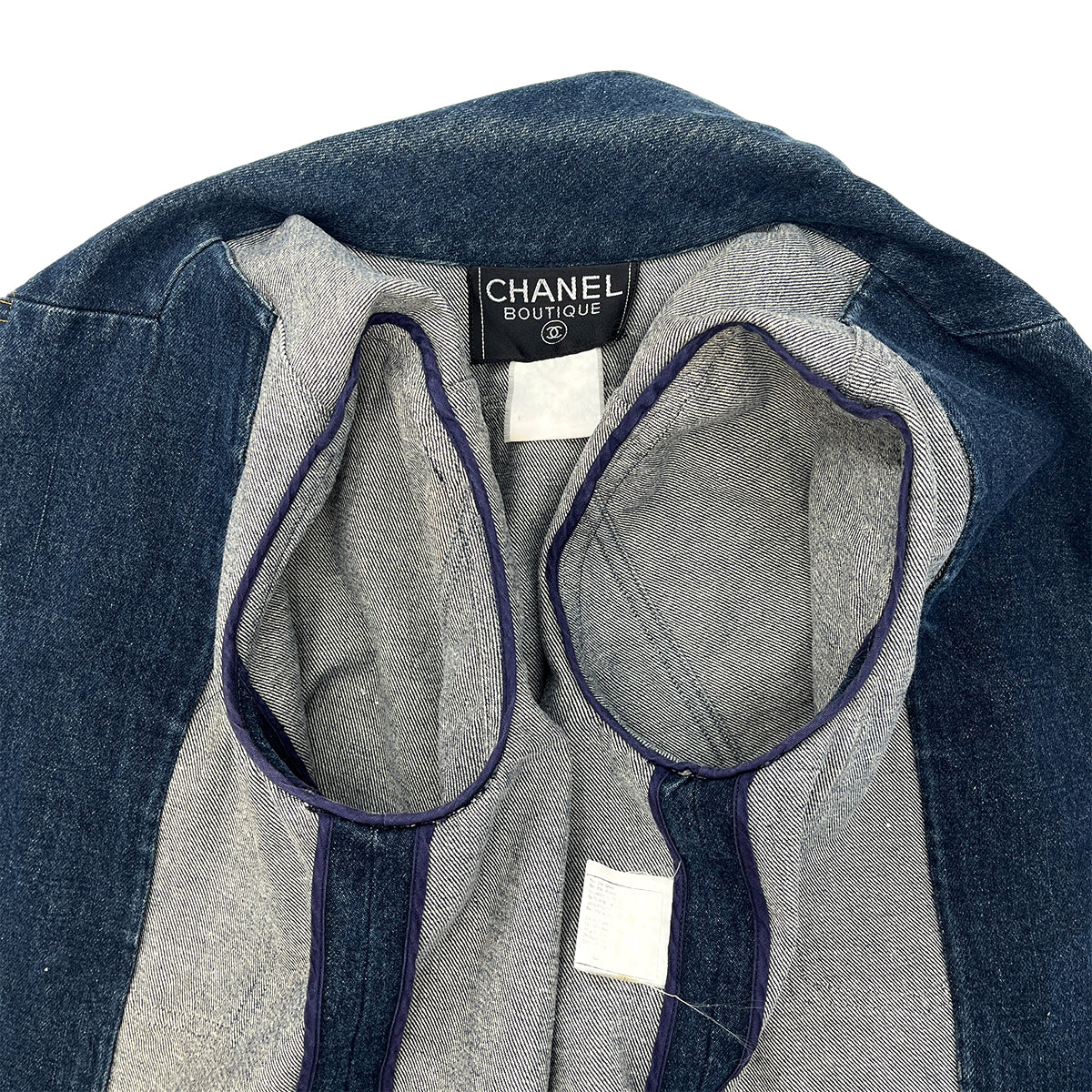 CHANEL VINTAGE DENIM JACKET BLUE RTW 90288061