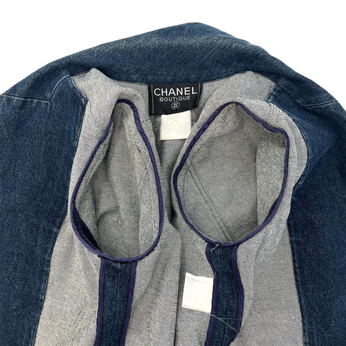 CHANEL VINTAGE DENIM JACKET BLUE RTW 90288061 - PURPOSE