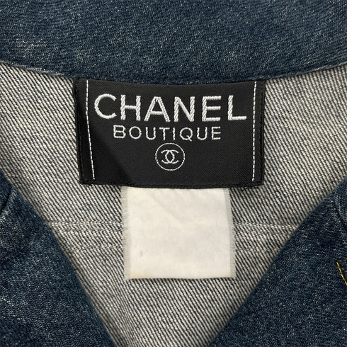 CHANEL VINTAGE DENIM JACKET BLUE RTW 90288061 - PURPOSE
