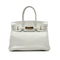 HERMES BIRKIN 30 WHITE TAURILLON CLEMENCE HAND BAG A GHW 90288066 - PURPOSE