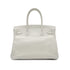 HERMES BIRKIN 30 WHITE TAURILLON CLEMENCE HAND BAG A GHW 90288066 - PURPOSE