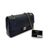 CHANEL VINTAGE MATELASSE CHAIN SHOULDER BAG NAVY LAMB SKIN 90288067 - PURPOSE