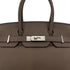 HERMES BIRKIN VERSO 30 CANOPEE TAUPE TAURILLON CLEMENCE HAND BAG D SHW 90288068 - PURPOSE