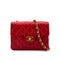 CHANEL VINTAGE MINI MATELASSE CHAIN SHOULDER BAG RED LAMB SKIN 90288069 - PURPOSE