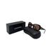 CHANEL VINTAGE SUNGLASSES ICON MOTIF COCOMARK BROWN BLACK EYEWEAR 90288476 - PURPOSE