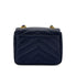 CHANEL VINTAGE CHEVRON V STITCH CHAIN SHOULDER BAG NAVY CAVIAR SKIN 90288483 - PURPOSE