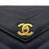 CHANEL VINTAGE CHEVRON V STITCH CHAIN SHOULDER BAG NAVY CAVIAR SKIN 90288483 - PURPOSE