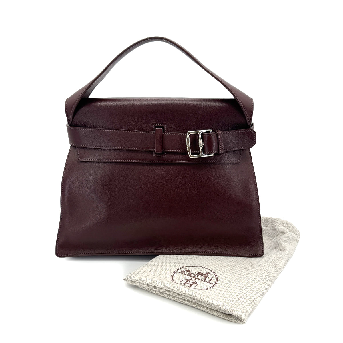 HERMES ETRIBELT EBENE EVERGRAIN HAND BAG □P 90288484