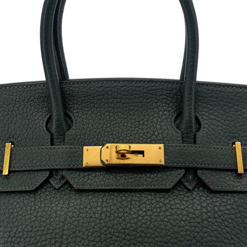 HERMES BIRKIN 30 VERT TOGO HAND BAG □H GHW 90288488 - PURPOSE