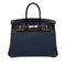 HERMES BIRKIN 35 GHILLIES BLACK DENIM FONC EVERCALF TOILE H HAND BAG □P SHW 90288489 - PURPOSE