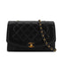 CHANEL VINTAGE DIANA MEDIUM CHAIN SHOULDER BAG BLACK CAVIAR SKIN 90288493 - PURPOSE