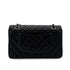 CHANEL VINTAGE CLASSIC FLAP MEDIUM CHAIN SHOULDER BAG BLACK LAMB SKIN 90288496 - PURPOSE