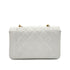 CHANEL VINTAGE DIANA SMALL CHAIN SHOULDER BAG WHITE CAVIAR SKIN 90288497 - PURPOSE