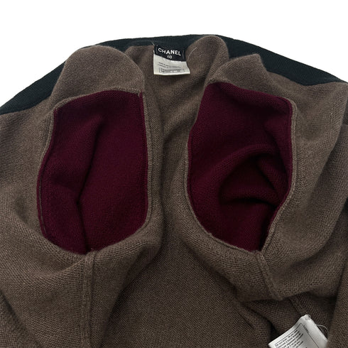 CHANEL COCO TURN LOCK BUTTON LONG CARDIGAN TRICO COLOR CASHMERE 48 P42 RTW 90288500