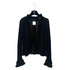 CHANEL RACE CARDIGAN BLACK RAYON 42 04P RTW 90288501