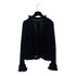 CHANEL RACE CARDIGAN BLACK RAYON 42 04P RTW 90288501