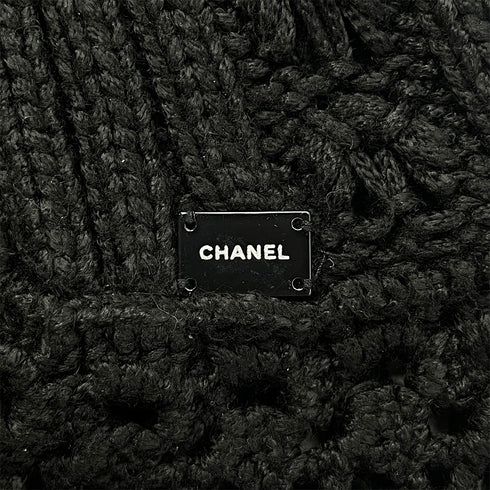 CHANEL RACE CARDIGAN BLACK RAYON 42 04P RTW 90288501