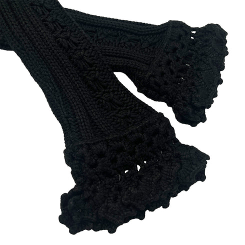 CHANEL RACE CARDIGAN BLACK RAYON 42 04P RTW 90288501