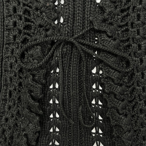 CHANEL RACE CARDIGAN BLACK RAYON 42 04P RTW 90288501