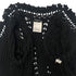 CHANEL RACE CARDIGAN BLACK RAYON 42 04P RTW 90288501