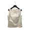 CHANEL SLEEVELESS TOPS LIGHT BEIGE SILK 36 07A RTW 90288507