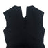 CHANEL VINTAGE SLEEVELESS DRESS COCO BUTTON BLACK WOOL 38 95A RTW 90288508 - PURPOSE