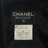 CHANEL VINTAGE SLEEVELESS DRESS COCO BUTTON BLACK WOOL 38 95A RTW 90288508 - PURPOSE