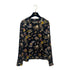 CHANEL VINTAGE COCO BUTTON BLOUSE MULTICOLOR SILK 36 RTW 90288510 - PURPOSE