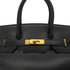 HERMES BIRKIN 35 BLACK BOX CALF HAND BAG □G GHW 90288534 - PURPOSE
