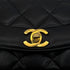 CHANEL VINTAGE DIANA SMALL CHAIN SHOULDER BAG BLACK LAMB SKIN 90288703 - PURPOSE