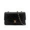 CHANEL VINTAGE CLASSIC FLAP SMALL CHAIN SHOULDER BAG BLACK LAMB SKIN 90288705 - PURPOSE