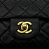 CHANEL VINTAGE CLASSIC FLAP SMALL CHAIN SHOULDER BAG BLACK LAMB SKIN 90288705 - PURPOSE