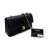 CHANEL VINTAGE CLASSIC FLAP SMALL CHAIN SHOULDER BAG BLACK LAMB SKIN 90288705 - PURPOSE