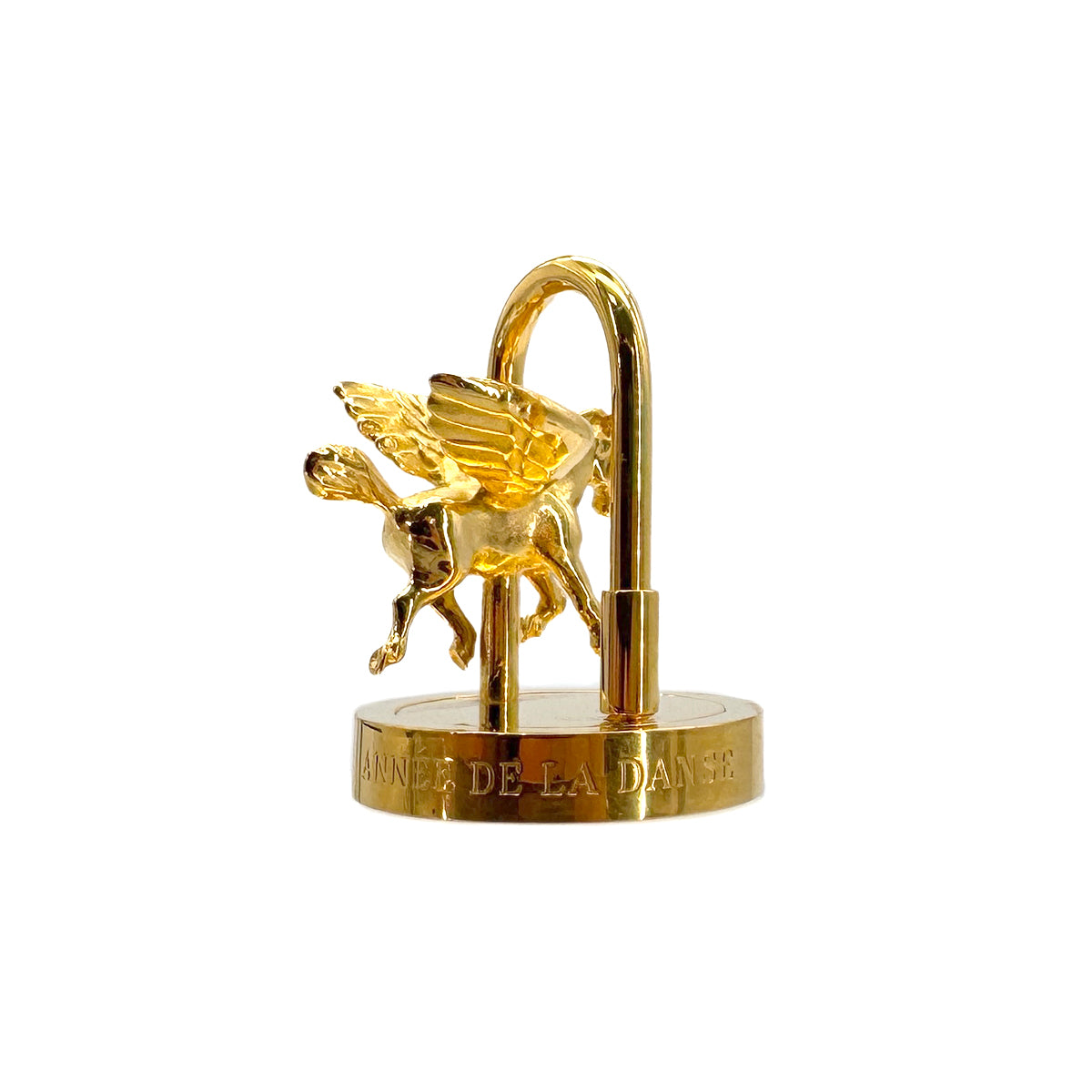 HERMES CADENA CHARM ANNEE DE LA DANSE 2007 GOLD ACCESSORY 90288712