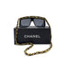 CHANEL CHAIN SUNGLASSES COCOMARK BLACK GOLD EYEWEAR 90288713 - PURPOSE
