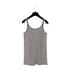 CHANEL COCOMARK SLEEVELESS RIB KNIT TOPS LIGHT BRWON COTTON 36 P40 RTW 90288716