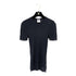 CHANEL VINTAGE COCO BUTTON PUFF SLEEVES RIB KNIT TOPS BLACK RAYON 40 97A RTW 90288717 - PURPOSE