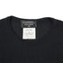 CHANEL VINTAGE COCO BUTTON PUFF SLEEVES RIB KNIT TOPS BLACK RAYON 40 97A RTW 90288717 - PURPOSE