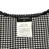 CHANEL PLAID SLEEVELESS TOPS BLACK NYLON 34 08C RTW 90288718