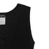 CHANEL SLEEVELESS TOPS LOGO BUTTON BLACK COTTON 34 07C RTW 90288719