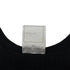 CHANEL SLEEVELESS TOPS LOGO BUTTON BLACK COTTON 34 07C RTW 90288719